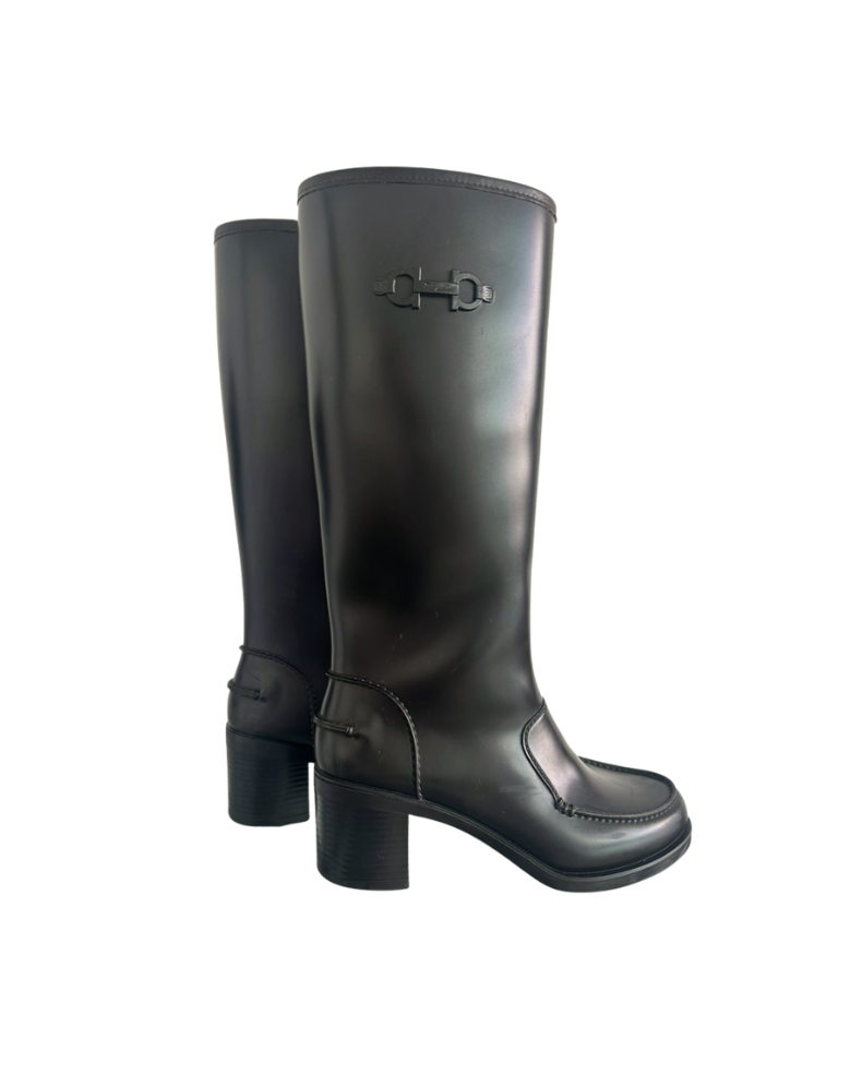 Botas Ferragamo Gancini Heeled Rain