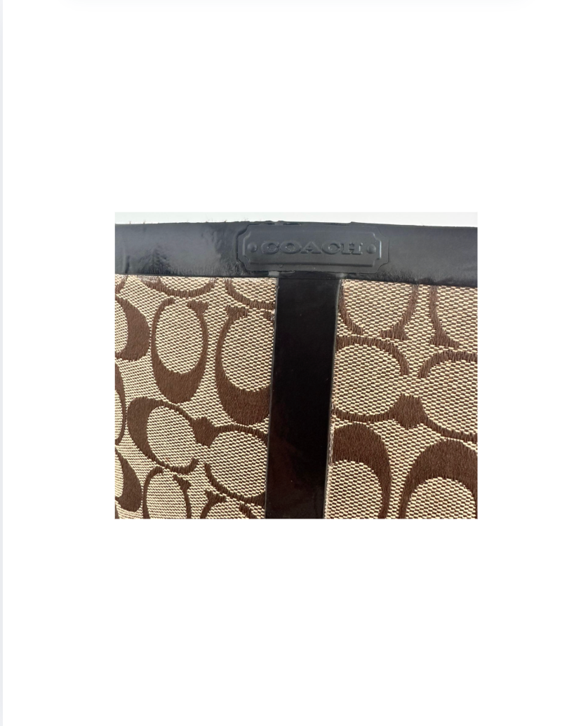 Botas Coach Signature Canvas Riding